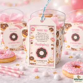 Etiqueta Para Presente Sweet One Donut 1st Birthday Party | Cute Donut