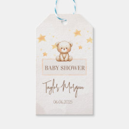 Etiqueta Para Presente Sweet Teddy Bear Baby Shower