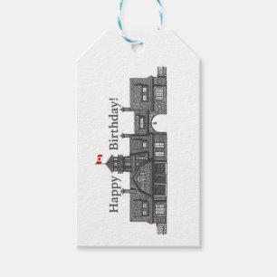 Etiqueta Para Presente Tag arquitectónicos do aniversário