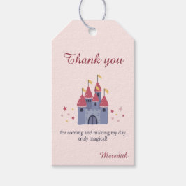 Etiqueta Para Presente Tag de Favor do Coração do Castelo Encantado, Cor-