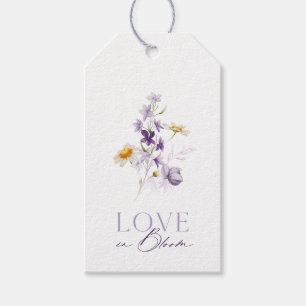 Etiqueta Para Presente Tag de Presente de Agradecimento Floral Amor em Fl