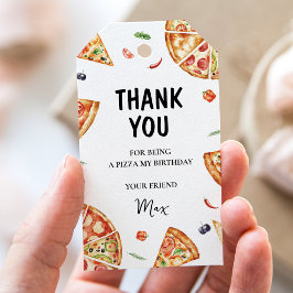 Etiqueta Para Presente Tag de Presente de Aniversário de Pizza