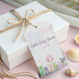 Etiqueta Para Presente Tag de presente de chá de bebê Pérola a Caminho