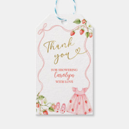 Etiqueta Para Presente Tag de Presente de Chá de Bebê Roupas de Bebê Pink