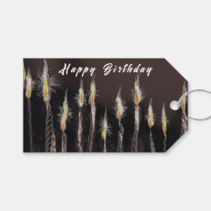 Etiqueta Para Presente Tag de Presente de Vela de Bolo de Chocolate de An