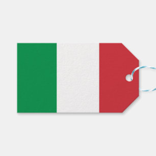 Etiqueta Para Presente Tag do presente com a bandeira de Italia