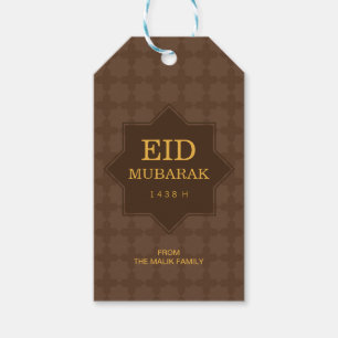 Etiqueta Para Presente Tag do presente da celebração de Eid com teste