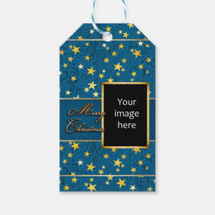 Etiqueta Para Presente Tag do presente das estrelas com seus foto e texto