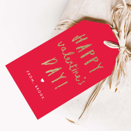 Etiqueta Para Presente Tag do presente do dia dos namorados do brilho do