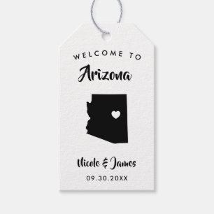 Etiqueta Para Presente Tag do saco da boa vinda do casamento da arizona