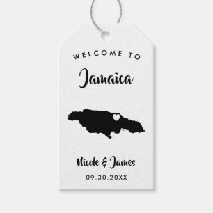 Etiqueta Para Presente Tag do saco da boa vinda do casamento de Jamaica,