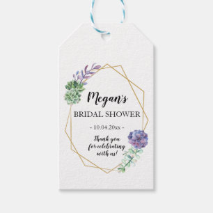 Etiqueta Para Presente Tag geométrico do ouro e do presente do favor dos