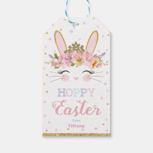 Etiqueta Para Presente Tag Hoppy do presente do favor da páscoa do coelh