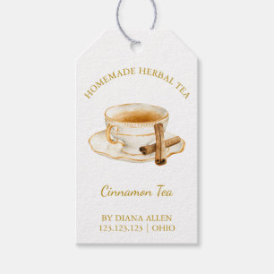 Etiqueta Para Presente Tag Simples de Cinnamon Tea Hang