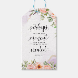 Etiqueta Para Presente Talvez Este Seja O Momento, Esther 4:14