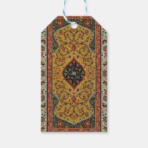 Etiqueta Para Presente Tapete Persa Antigo Design Elegante