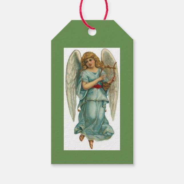 ETIQUETA PARA PRESENTE TAREFA DE PRESENTE DE ANGEL DE NATAL (Frente)