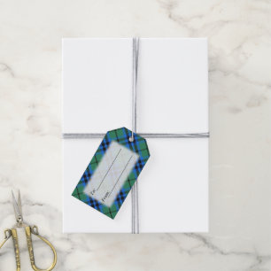 Etiqueta Para Presente Tartan Delights Clan Keith Xadrez