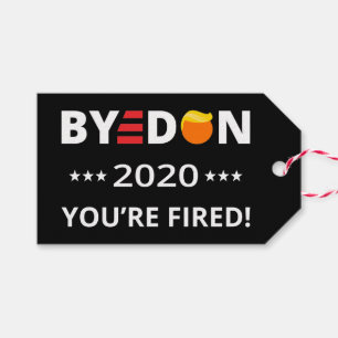 Etiqueta Para Presente Tchau Don 2020. Você está cansado! Funny Biden Har