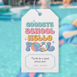Etiqueta Para Presente Tchau Escola Olá Piscina Fim De Festa Escolar