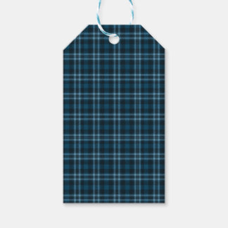Etiqueta Para Presente Teal Tartan | Saco de Presente
