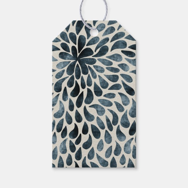 Etiqueta Para Presente Teardrop Petals (Frente)