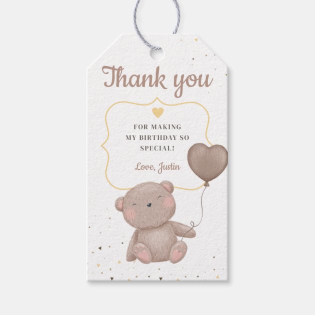 Teddy bear tag 2025