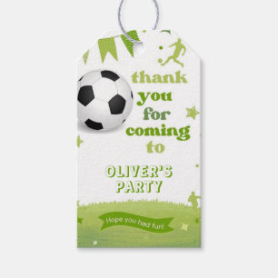 Etiqueta Para Presente Tema de futebol de Festa de aniversário de futebol