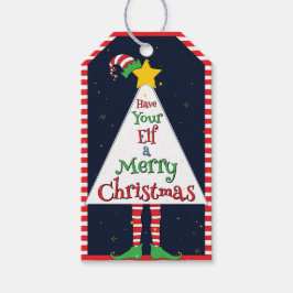 Etiqueta Para Presente "Tenha um Feliz Natal"