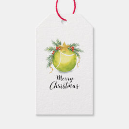 Etiqueta Para Presente Tennis Ball Christmas 