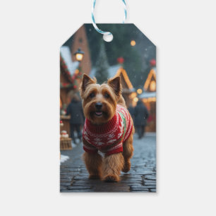 Etiqueta Para Presente Térmita Wheaten Natal Neve Férias