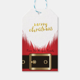 Etiqueta Para Presente Terninho do Papai Noel Natal