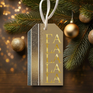 Etiqueta Para Presente Terra Tona Natal Fa La Pattern#27 ID1009