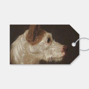 Etiqueta Para Presente Terrier Dog Head (por James Ward)