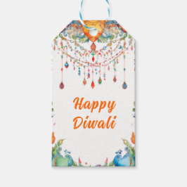 Etiqueta Para Presente Texto personalizado, Marca de Harmonia Diwali