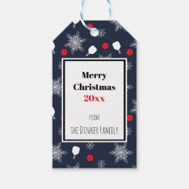 Etiqueta Para Presente Texto personalizado marinho azul 💙 picleball Nata