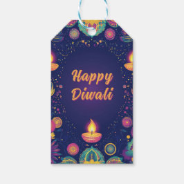 Etiqueta Para Presente Texto personalizado, Tag Diwali Bliss - Luz e Joy