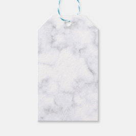 Etiqueta Para Presente Textura branca de mármore