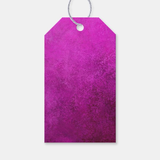 Etiqueta Para Presente Textura Roxa (Frente)