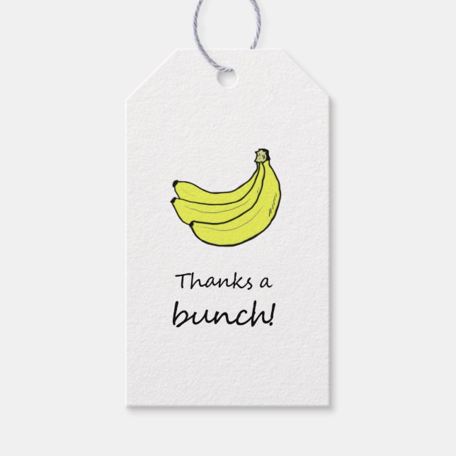 Etiqueta Para Presente Thanks a Bunch (Frente)
