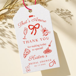 Etiqueta Para Presente That's Amore Italian Bridal Shower Favor Gift Tag