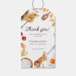 Etiqueta Para Presente That's Amore Italian Script Bridal Shower