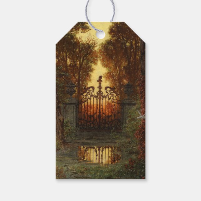 Etiqueta Para Presente The Castle Gate (por Ferdinand Knab) (Frente)