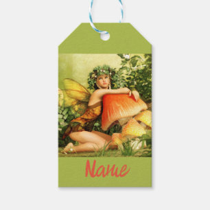 Etiqueta Para Presente Thunder_Cove da fada do Cogumelo