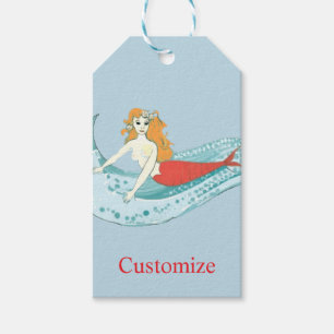 Etiqueta Para Presente Thunder_Cove da Sereia de Onda