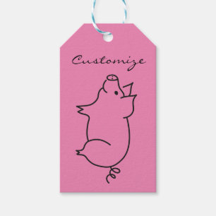 Etiqueta Para Presente Thunder_Cove de Porcos