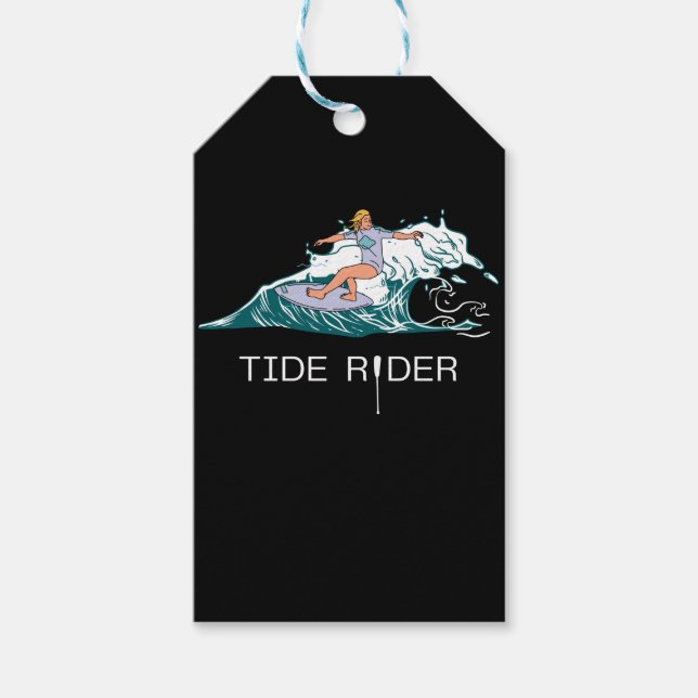 Etiqueta Para Presente Tide Rider (Frente)