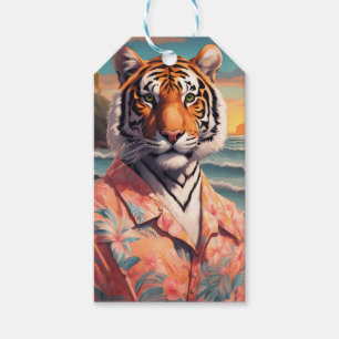 Etiqueta Para Presente Tiger Holiday