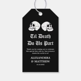 Etiqueta Para Presente Til Death Do Us Part Halloween Wedding