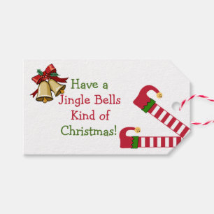 Etiqueta Para Presente Tinir Bels do duende do Natal